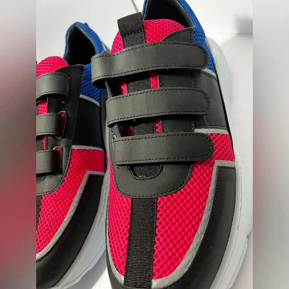 Daniel Patrick Panel Runner Sneakers shoes Sunset red Blue EU 45‎ men’s size 12